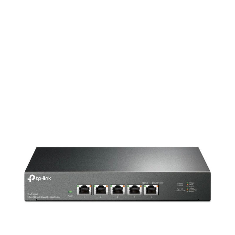 TP-Link TL-SX105 5-Port 10G Multi-Gigabit Desktop Switch TP-Link TL-SX105 5-Port 10G Multi-Gigabit Desktop Switch
